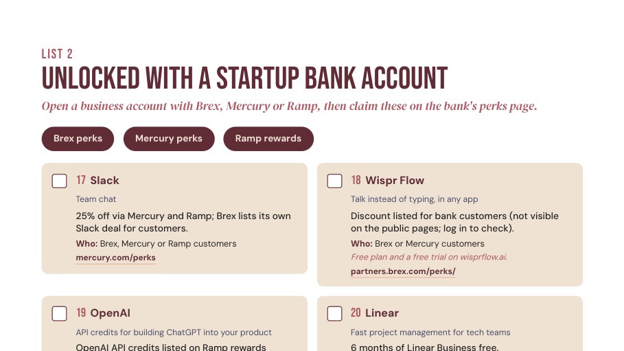 List 2: via your bank